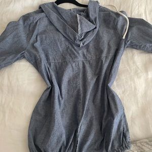 Eva Franco denim shirt with bow